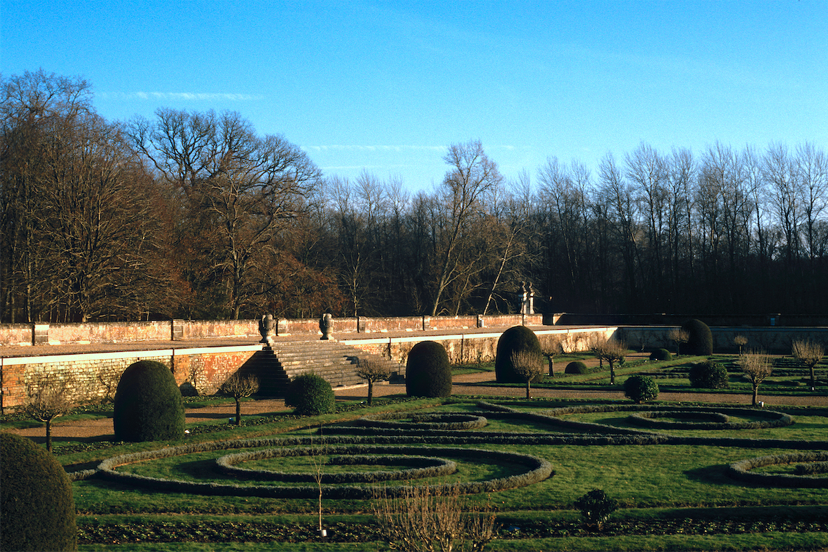 Jardin de Diane de Poitiers, Château de Chenonceau © Thomas Deckker 1984