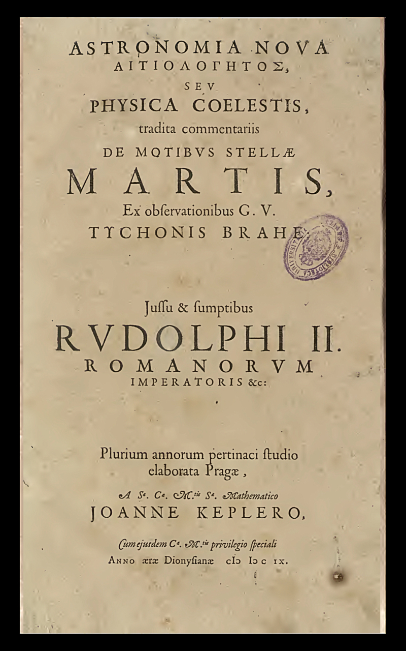 Johann Kepler: Astronomia nova