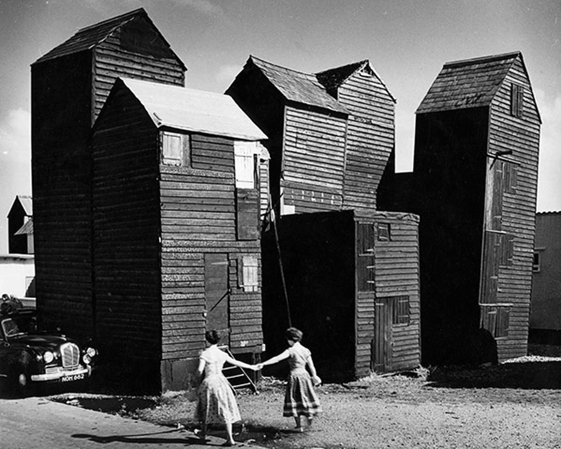 Eric de Mare: Fishermen's huts, Hastings (1956) © Architectural Press Archive / RIBA Library Photographs Collection