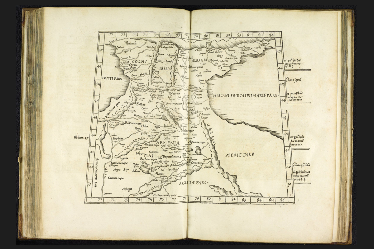 Tabula III Asiae' from Claudii Ptolemaei geographicae enarrationis libri octo, Albrecht Dürer, engraver (Strasbourg 1525) © David Rumsey Maps