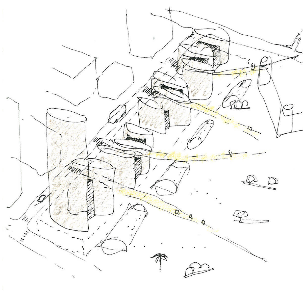 Thomas Deckker Architect: landscape urbanism, Abu Dhabi