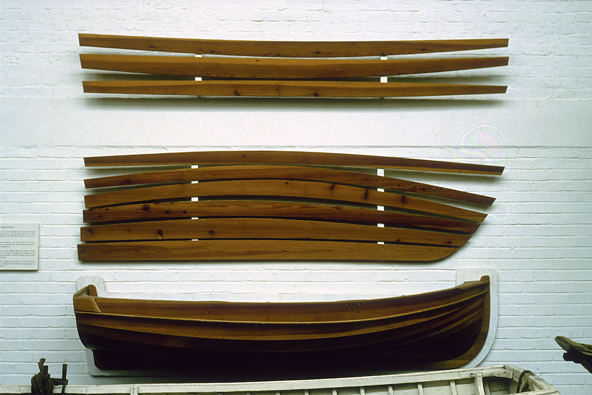 Disassembled boat, National Maritime Museum, London