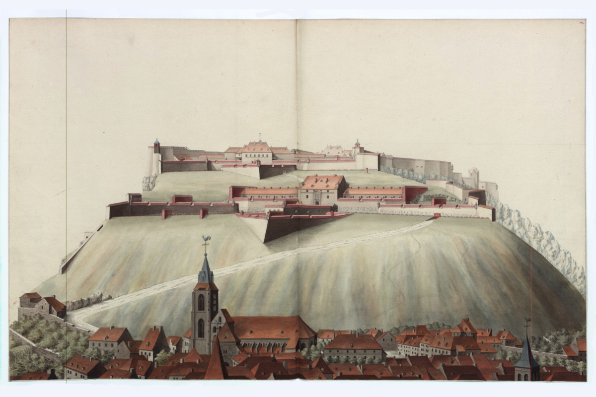 Plans de Besançon et de ses travaux de défense par Vauban, en 1714 Frontispiece