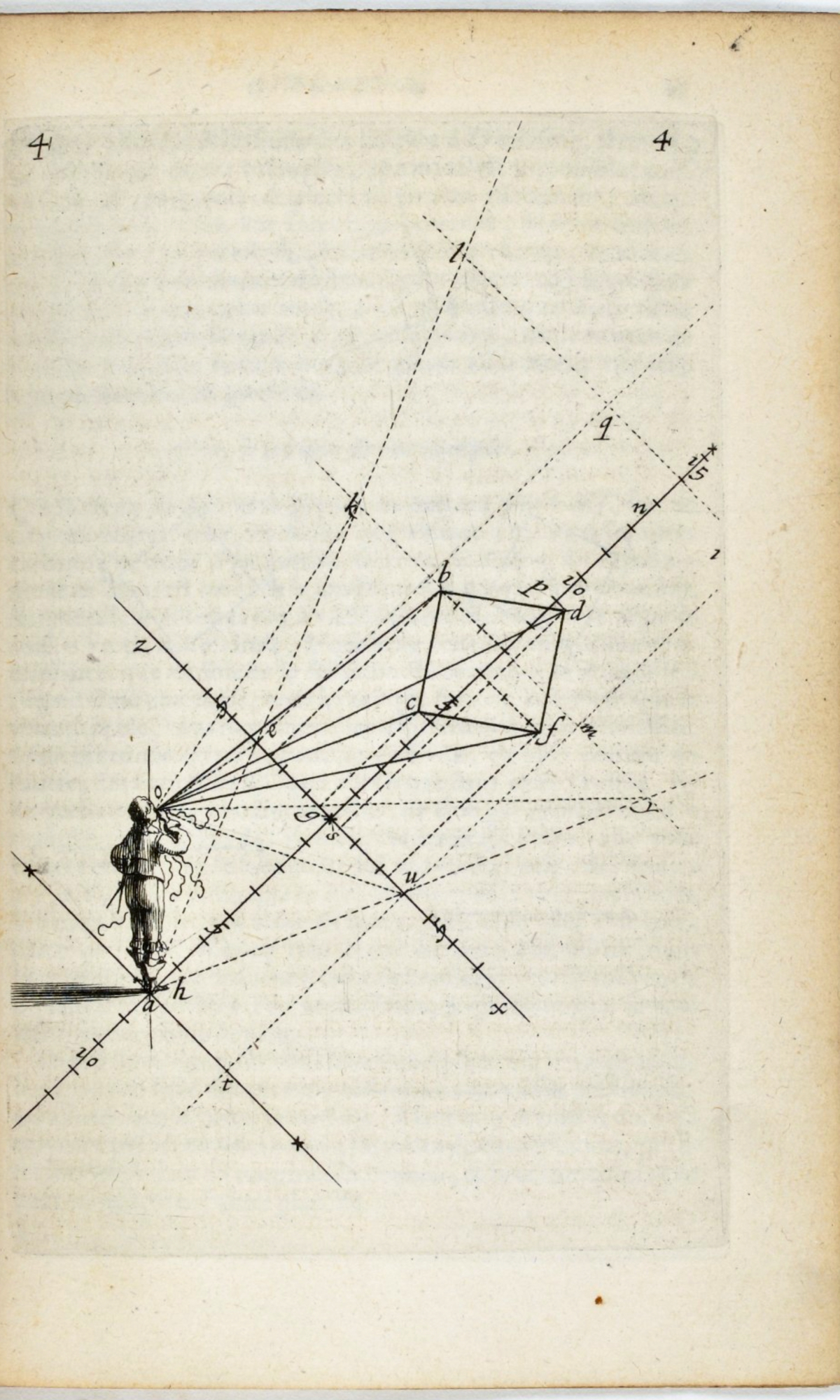 Girard Desargues: Manière universelle de Mr Desargues, pour pratiquer la perspective par petit-pied, comme le géométral (Paris 1647)