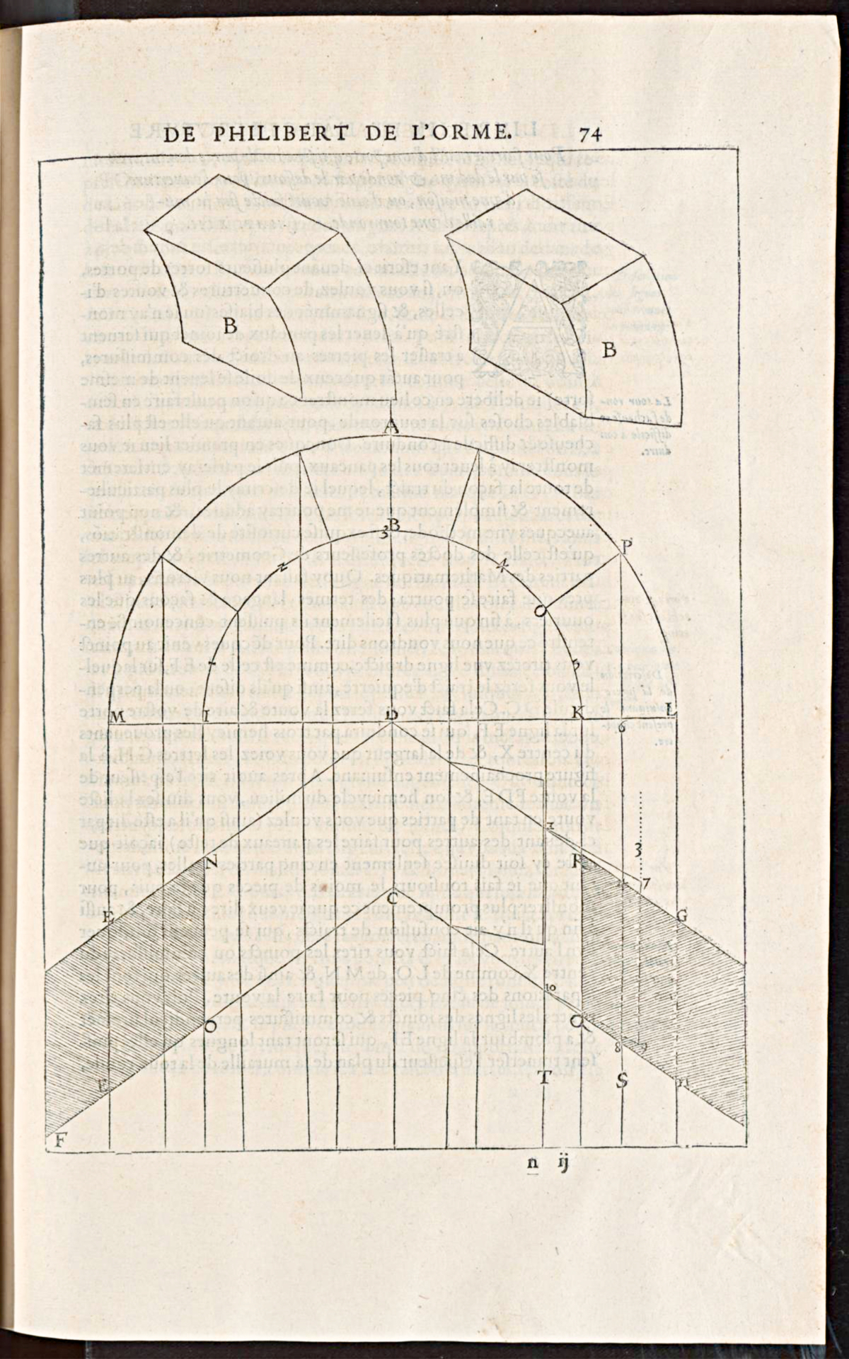 Philibert de l'Orme: Le premier tome de l'architecture (Paris 1567) Plate 77