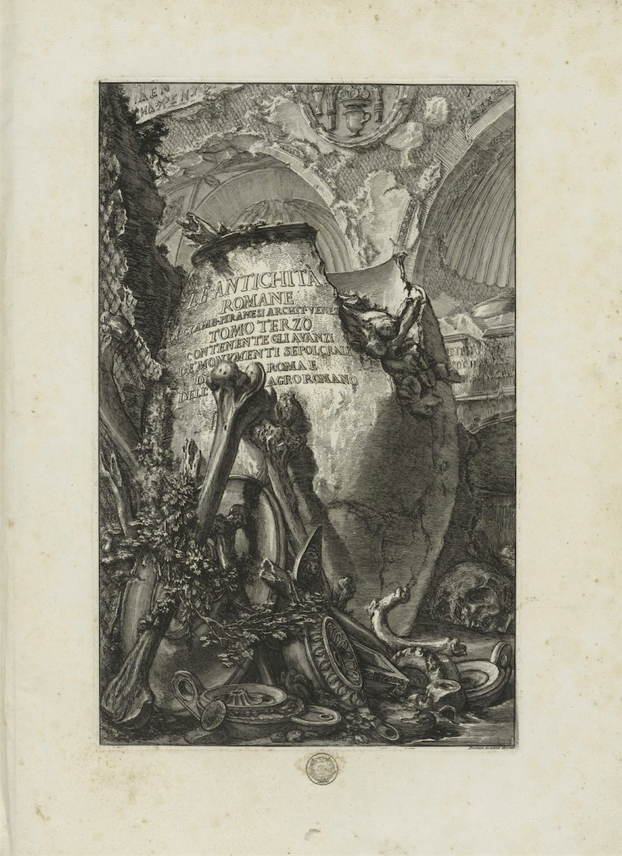 Giovanni Battista Piranesi: Le Antichità Romane (Rome 1756/7)