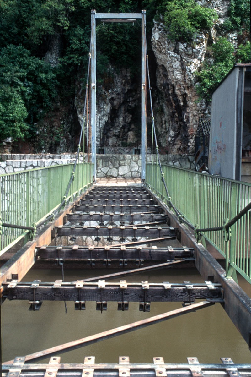 Destroyed Suspension Bridge, Sarajevo