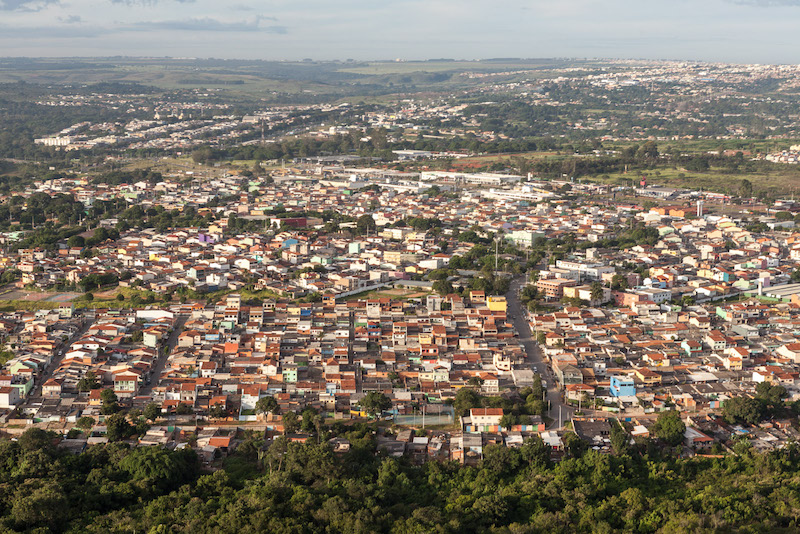 Aerial View of Núcleo Bandeirante, Distrito Federal, 2011